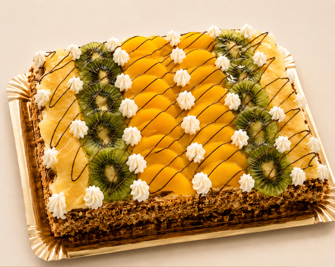 la mejor tarta de hojaldre con frutas